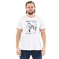 Футболка с принтом Snow Cyborg. M 
