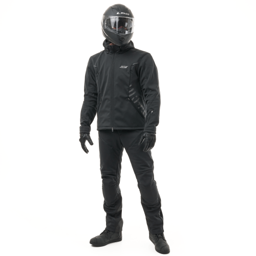 Мотобрюки DF URBAN Man Black с защитой фото 12