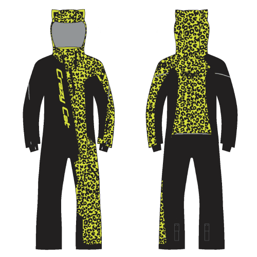 Комбинезон EXTREME Woman Crazy Cat Yellow - Black