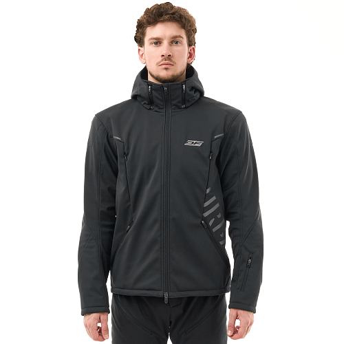 Мототолстовка DF URBAN Man Black с защитой 
