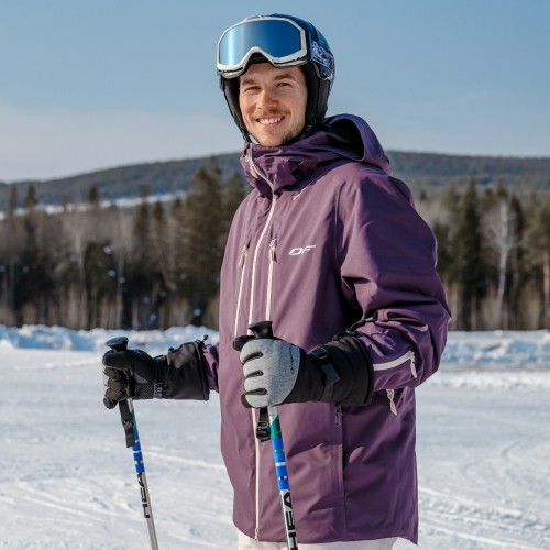 Куртка горнолыжная утепленная GRAVITY Man Plum фото 21