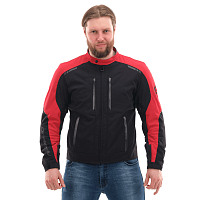 МотоКуртка City, Red - Black 2021 