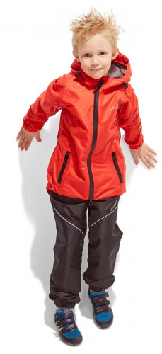 Детский комплект дождевой (куртка, брюки) EVO Kids RED (мембрана) фото 6