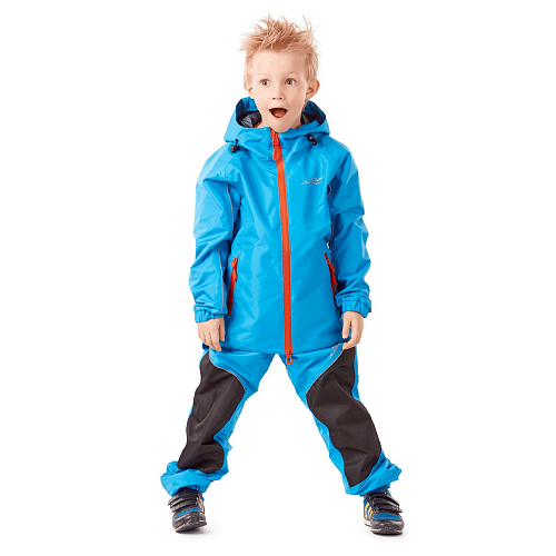 Детский комплект дождевой (куртка, брюки) EVO Kids BLUE (мембрана)                    