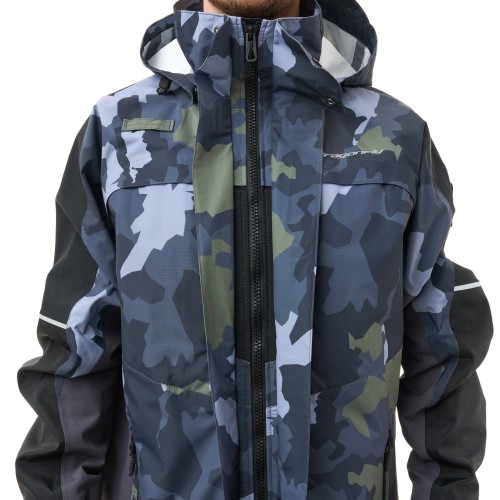Мембранная куртка QUAD PRO Man Green Camo - Black фото 9