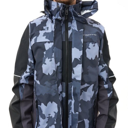 Мембранная куртка QUAD PRO Man Dark Camo - Black фото 11