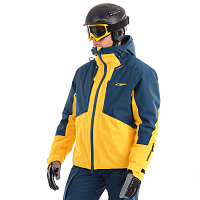 Куртка горнолыжная утепленная Gravity Premium MAN Yellow - Dark Ocean 