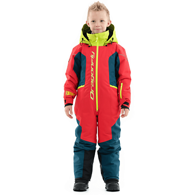 Зимний утепленный комбинезон GRAVITY Junior Red - Dark Ocean 2023 