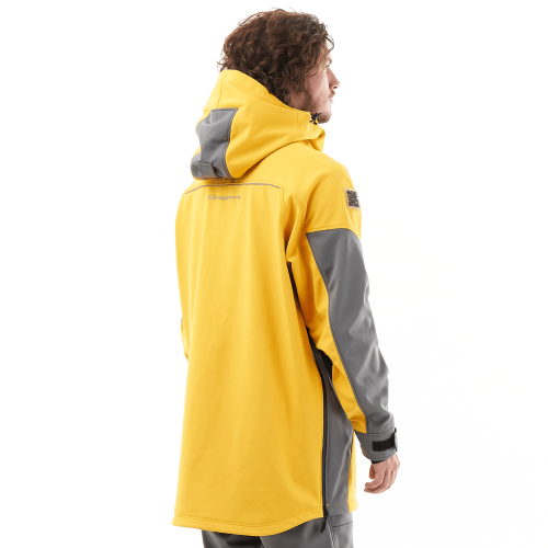 Куртка-анорак сноубордическая DF UKTUS Man Yellow - Grey фото 3