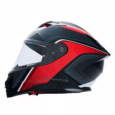 Мотошлем DF-T Red 