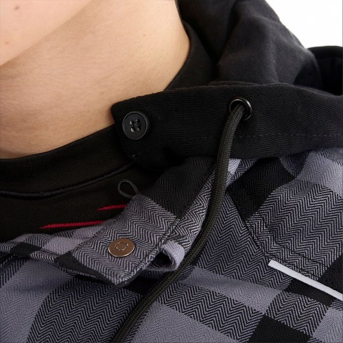 Моторубашка STREETFIGHTER Woman Grey с защитой фото 9