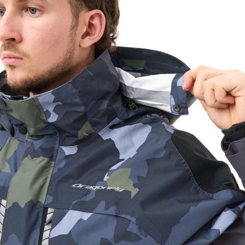 Мембранная куртка QUAD PRO Man Green Camo - Black фото 6