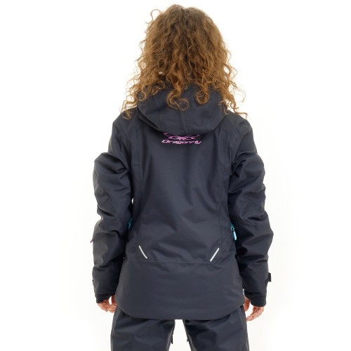 Куртка горнолыжная утепленная Gravity Premium Woman Black-Pink 2023 фото 3