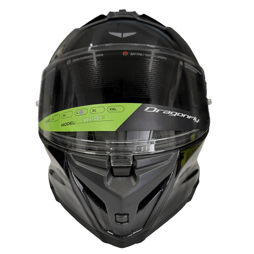 Мотошлем DF-T Black фото 2