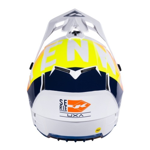 Шлем Kenny Performance White Navy Orange фото 3