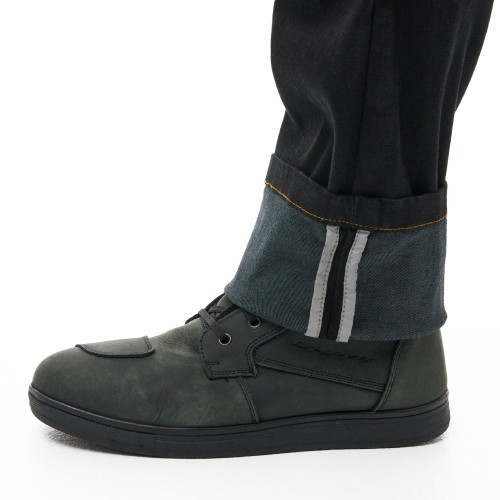 МотоДжинсы URBAN Black с защитой фото 11