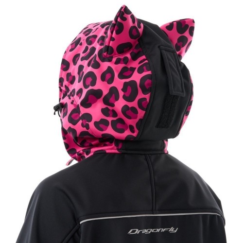 Куртка-анорак сноубордическая DF UKTUS Woman Cat Black - Pink фото 6