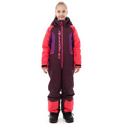 Зимний утепленный комбинезон GRAVITY for Teen Purple - Brown 2024 