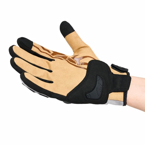 Перчатки DF VECTOR Black - Yellow фото 6