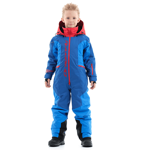 Зимний утепленный комбинезон GRAVITY Junior Blue - Red 2023 