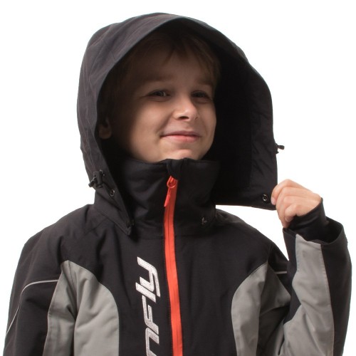 Зимний утепленный комбинезон DF JUNIOR Gravity Black-Gray 2023 фото 4