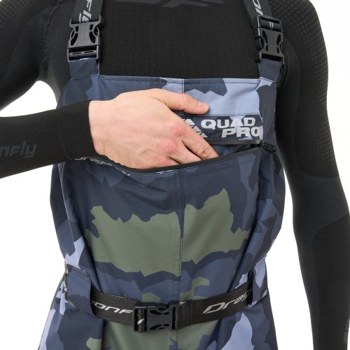Вейдерсы мембранные QUAD PRO Man Green Camo фото 6