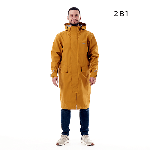 Дождевик городской DF RAINCOAT 2.0 Yellow 
