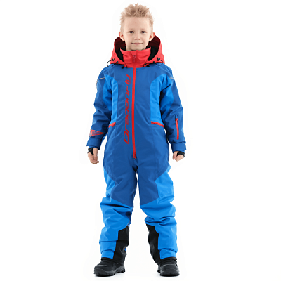 Зимний утепленный комбинезон DF Junior Gravity Blue-Red 