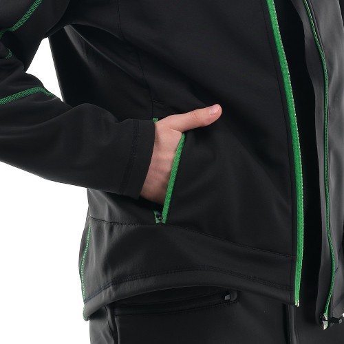 Куртка Explorer Black-Green мужская, Softshell фото 6