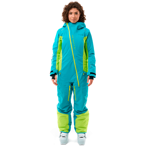 Комбинезон GRAVITY 2.0 Woman Dark Green - Lime 