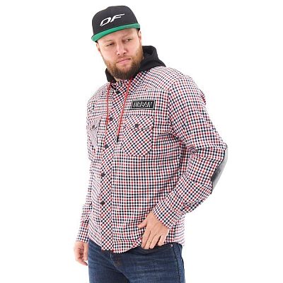 Моторубашка STREETFIGHTER Red-Blue с защитой 2022 