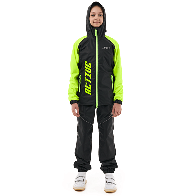 Мембранный костюм ACTIVE Teenager Black - Lime 