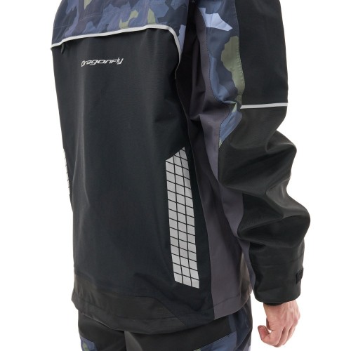 Мембранная куртка QUAD PRO Man Green Camo - Black фото 21