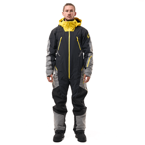 Комбинезон EXTREME 2.0 Man Black - Yellow - Grey 2024 Утепленный (100)                    