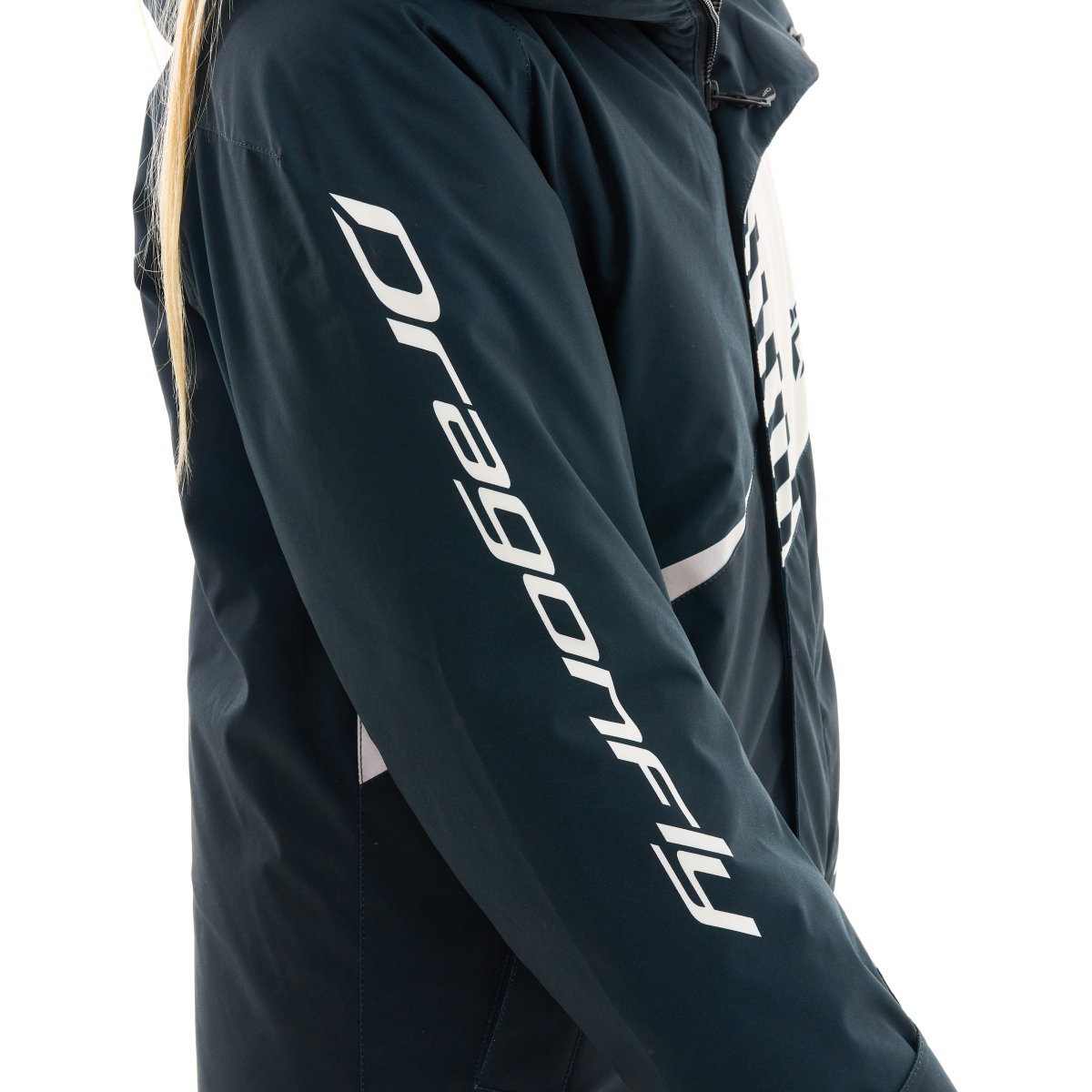 Плащ зимний RACE COAT Woman Black - White