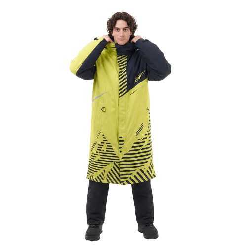 Плащ зимний RACE COAT Man Lime - Black фото 2