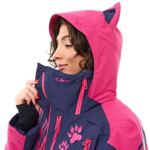 Комбинезон утепленный EXTREME Woman Dark Blue - Pink Cat фото 5