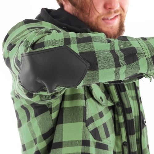 Моторубашка STREETFIGHTER Green с защитой 2023 фото 10