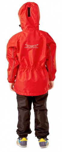 Детский комплект дождевой (куртка, брюки) EVO Kids RED (мембрана) фото 5