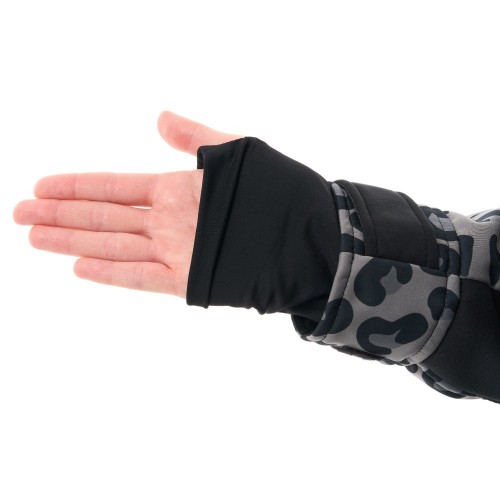 Куртка-анорак сноубордическая DF UKTUS Woman Cat Black - Grey фото 13