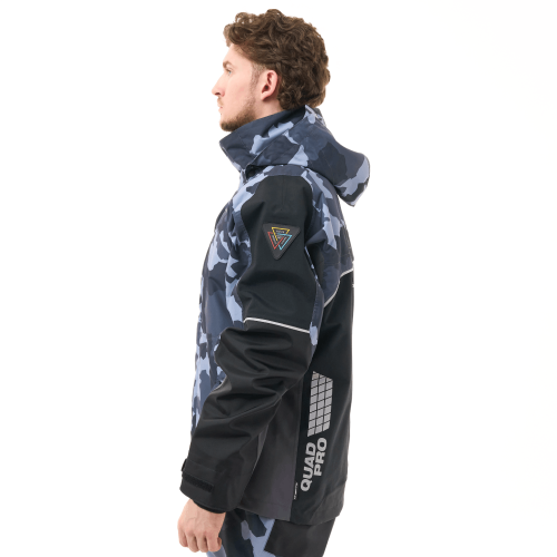 Мембранная куртка QUAD PRO Man Dark Camo - Black фото 2