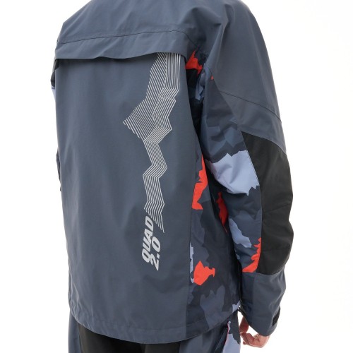 Мембранная куртка QUAD 2.0 Man Grey - Orange Camo фото 13