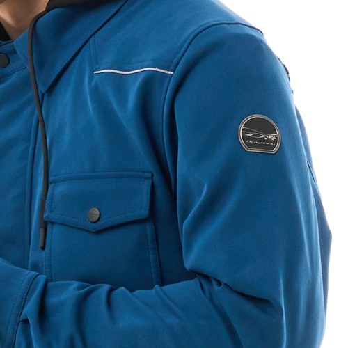 Моторубашка STREETFIGHTER Man Dark Blue с защитой фото 14