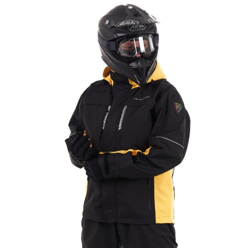 Мембранная куртка QUAD PRO Black - Yellow 2023 фото 2