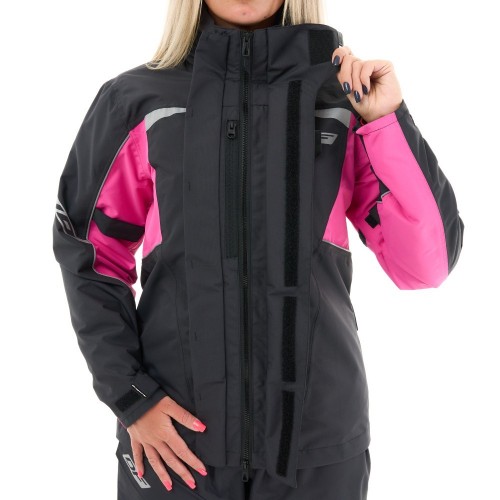 Куртка - дождевик EVO Woman Black - Pink (мембрана) фото 7