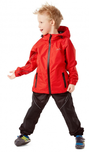 Детский комплект дождевой (куртка, брюки) EVO Kids RED (мембрана) фото 5