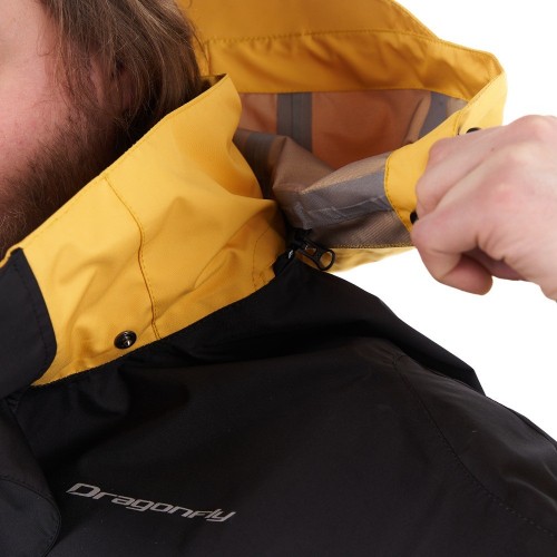 Мембранная куртка QUAD PRO Black - Yellow 2023