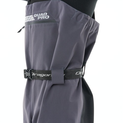 Вейдерсы мембранные QUAD PRO Man Grey - Black фото 8