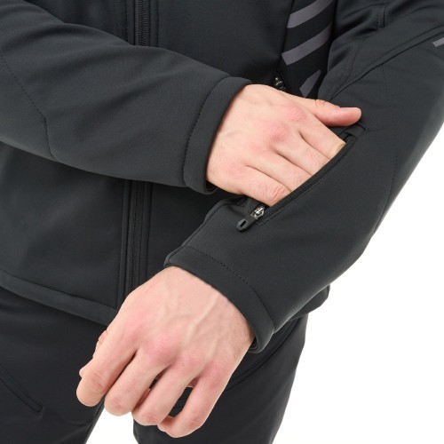 Мототолстовка DF URBAN Man Black с защитой фото 15