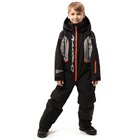 Зимний утепленный комбинезон DF JUNIOR Gravity Black-Gray 2023 